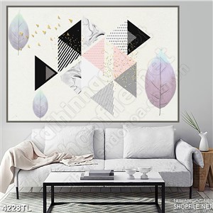 Tranh décor nghệ thuật in gạch