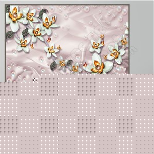 Tranh wall hoa lan mộc đẹp