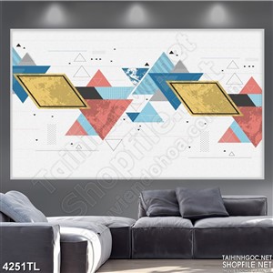 Tranh decor nghệ thuật in uv