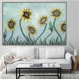 Tranh sơn dầu hoa hướng dương