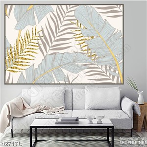 Tranh 3D cành cọ đẹp