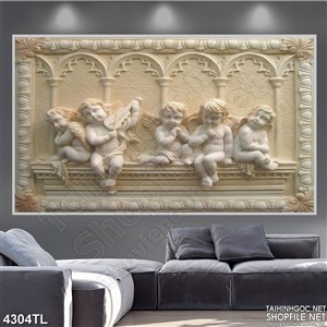 Tranh tường thiên sứ châu âu