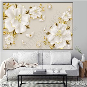 Tranh hoa giả ngọc psd