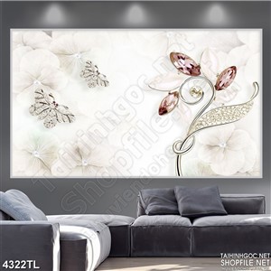 Tranh đẹp khảm ngọc psd