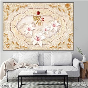 Tranh in hoa lan đẹp psd