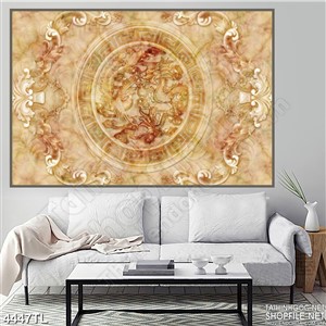 Tranh in gạch hoa văn độc đáo