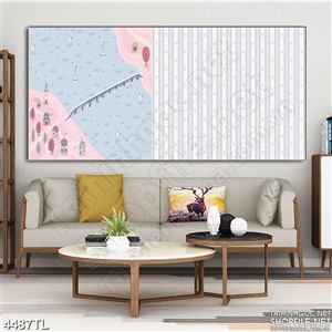 Tranh lụa hoạt hình 3D