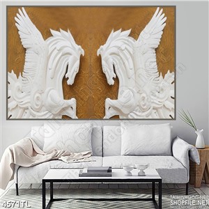 Tranh in uv ngựa đẹp