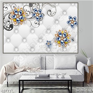 Tranh lụa hoa mai nhị xanh đẹp nhất