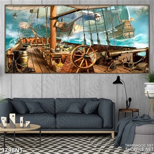 Tranh phía trên boong tàu cướp biển