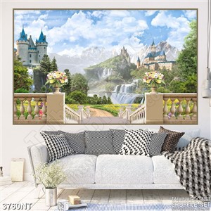 Tranh lối cầu thang đi vào khu vườn thần tiên