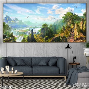 Tranh phong cảnh thiên nhiên thơ mộng