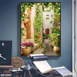 Tranh khung cảnh nên thơ treo tường