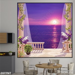 Tranh phong cảnh nên thơ lãng mạn