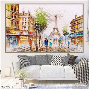 Tranh thành phố nước Pháp trong tranh vẽ