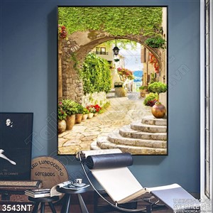 Tranh phong cảnh nên thơ mơ mộng