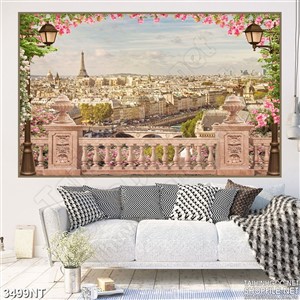 Tranh đất nước của những ngôi nhà trắng