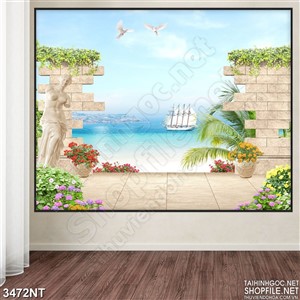 Tranh khung cảnh thiên nhiên mộng mơ