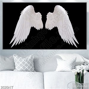 Tranh đôi cánh thiên thần 3d