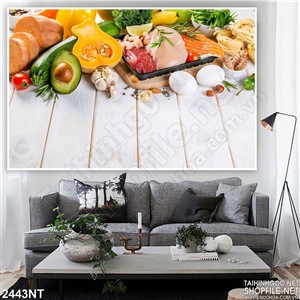 Tranh rau củ quả trang trí căn nhà