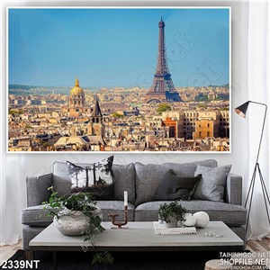 Tranh tháp effen trong trong phố cổ