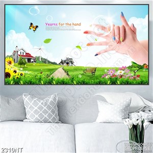 Tranh đôi bàn tay treo tường