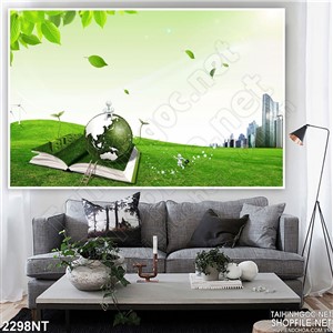 Tranh kính lúp nhìn ra thế giới 3d