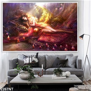 Tranh nàng công chúa ngủ trong rừng