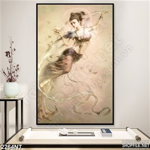 Tranh tiên nữ bay lượn treo tường