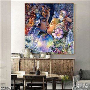 Tranh bức tranh tình yêu 3d