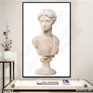 Tranh tượng đá vôi người phụ nữ