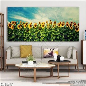 Tranh treo tường đầy hoa hướng dương