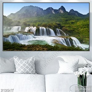 Tranh những thác nước nối đuôi nhau