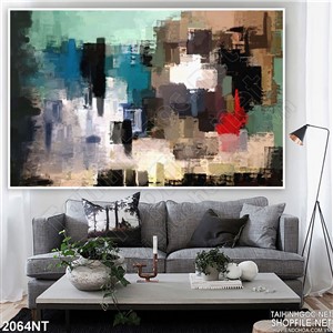 Tranh loang màu in uv