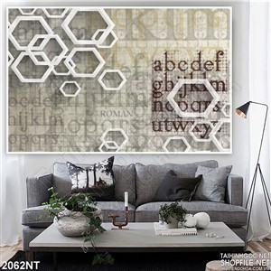 Tranh những hình ngũ giác treo tường