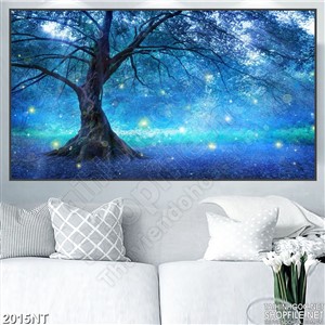 Tranh đêm lung linh bên bìa rừng