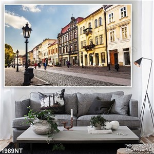 Tranh thành phố cổ kính