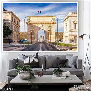 Tranh cổng chào vào thành phố