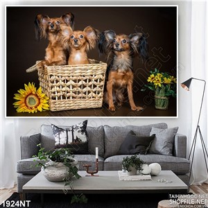 Tranh những chú chó cưng