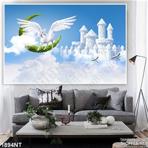 Tranh đôi cánh ngựa bạch