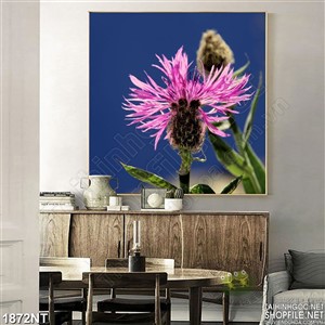 Tranh bông hoa tím treo tường