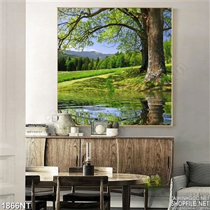 Tranh gốc cây vững chải in uv