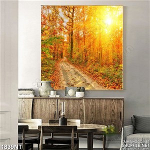 Tranh mùa lá rụng