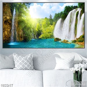 Tranh khu rừng thác