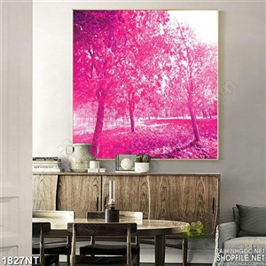 Tranh cánh rừng hồng