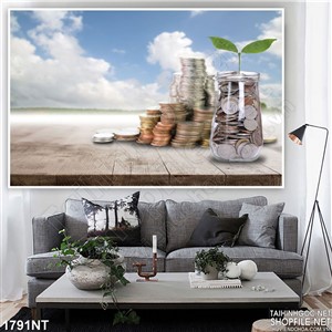 Tranh tiền đồng trong chai