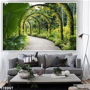 Tranh con đường xanh