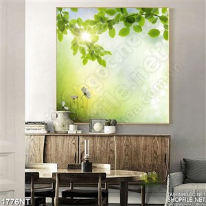 Tranh ánh nắng xuyên tán lá