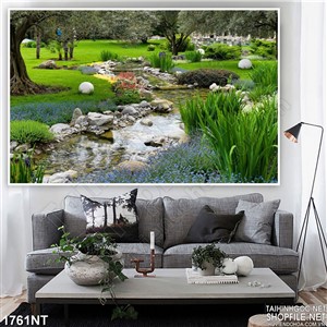 Tranh con suối nhỏ