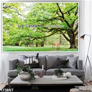 Tranh tán lá vươn xa